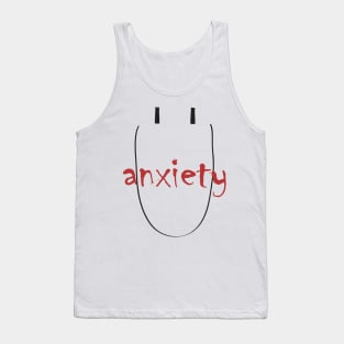 Anxiety Black Tank Top